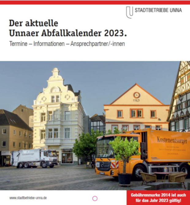 Bild des Abfallkalenders 2023